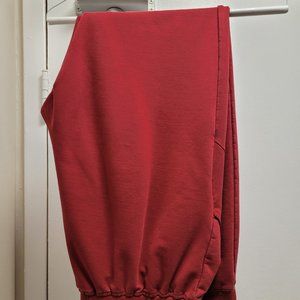 GENTLY USED, TUOFUXI TRACK PANTS, LARGE!!!
